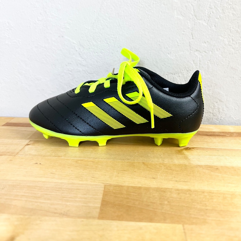 Adidas Goletto VIII FG J Kids Soccer‎ Cleats Black ID6118 Lace Up Size 12 K